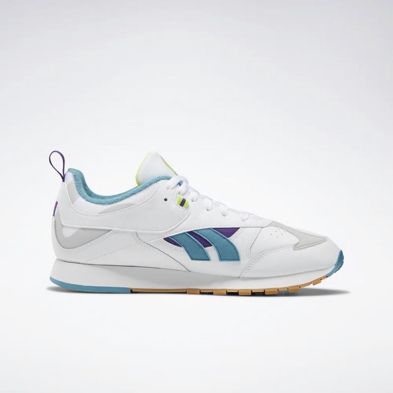 Tenisi Reebok Classic Leather Rc 1.0 Barbati Albi/Gri Romania KX3998AJ